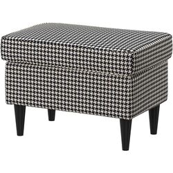 Puf Ikea Strandmon (Vibberbo Negru/Bej) Thumb