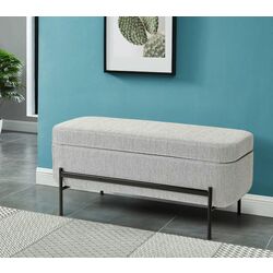 Bancheta Ikea Valtorp/Viarp cu depozitare 103cm (Bej/Maro)