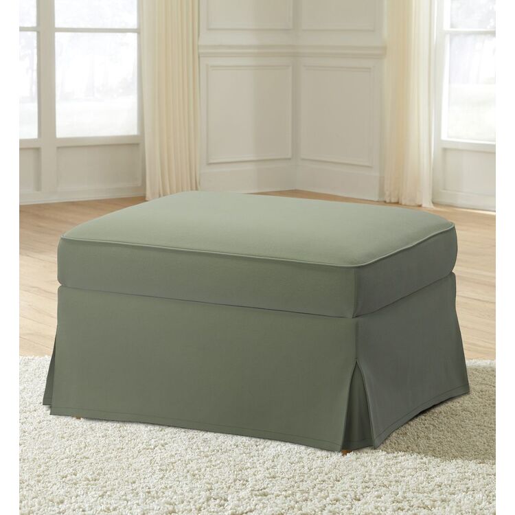 Puf Ikea Ektorp/Hakebo (Gri-verde)