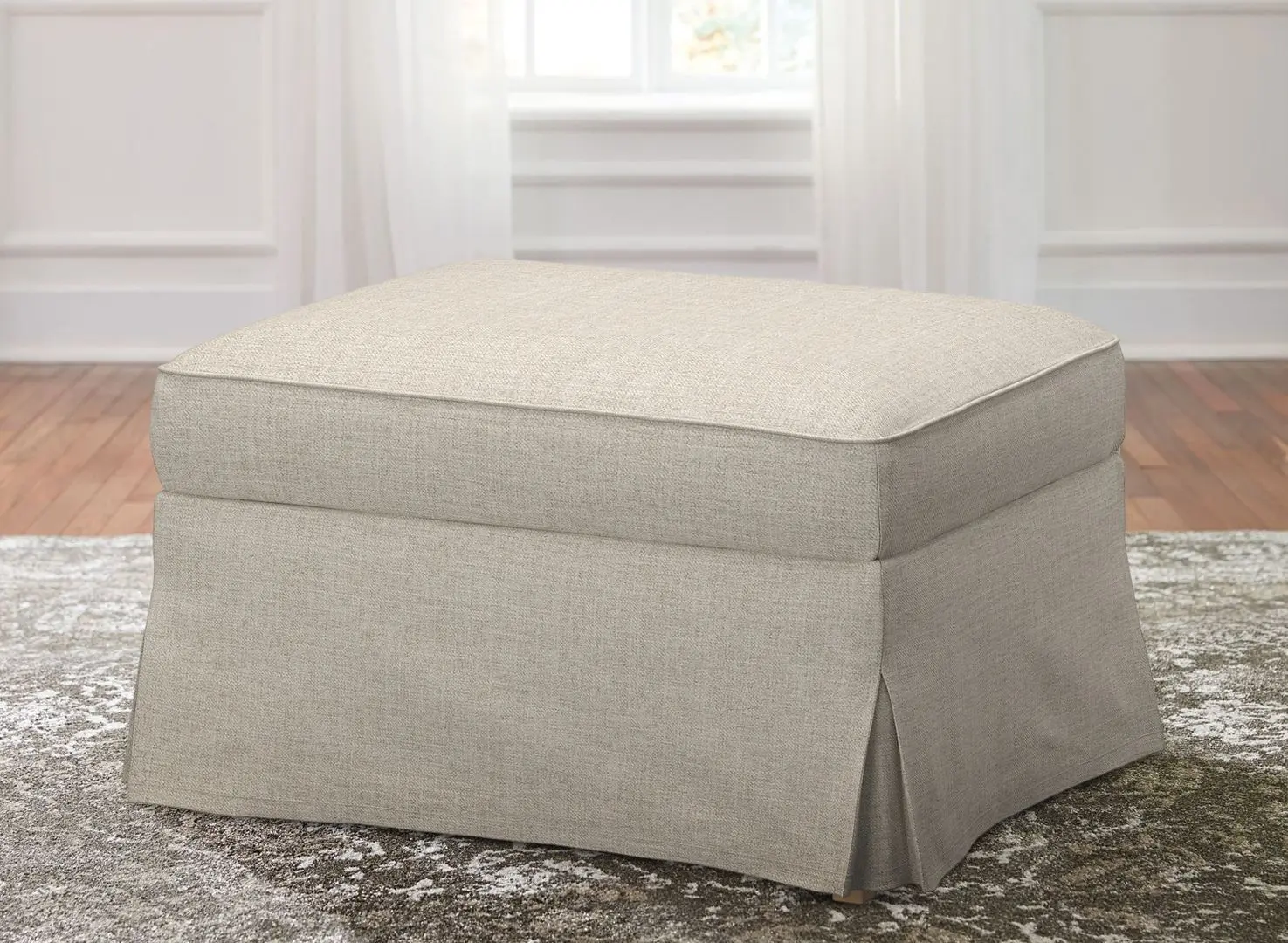 Пуф Ikea Ektorp/Kilanda (Светло-бежевый)