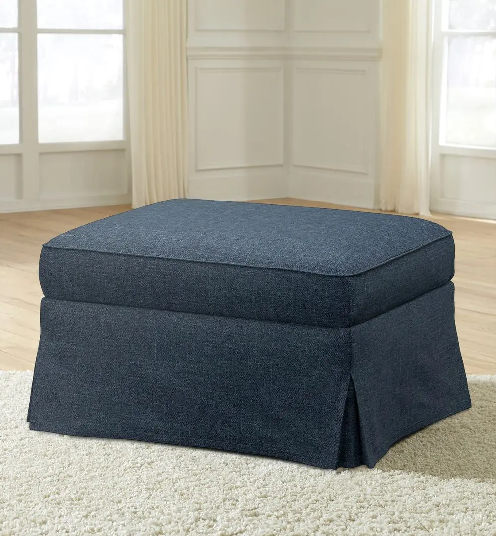 Пуф Ikea Ektorp/Kilanda (Темно-синий)