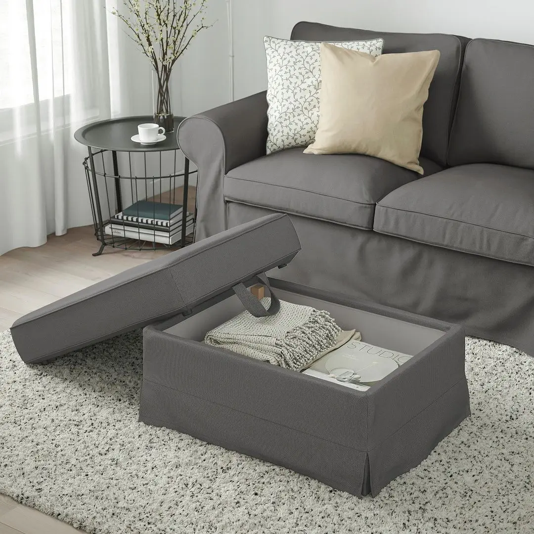 Puf Ikea Ektorp (Remmarn Gri) - 2