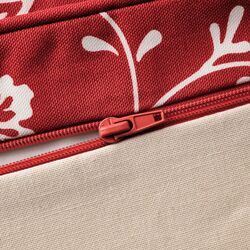 Puf Ikea Ektorp (Virestad Rosu/Alb) Thumb