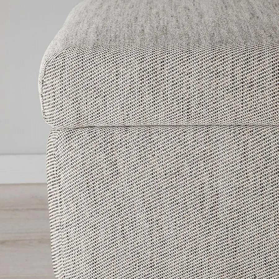 Puf Ikea Fammarp/Viarp (Bej-maro/Metal) - 4