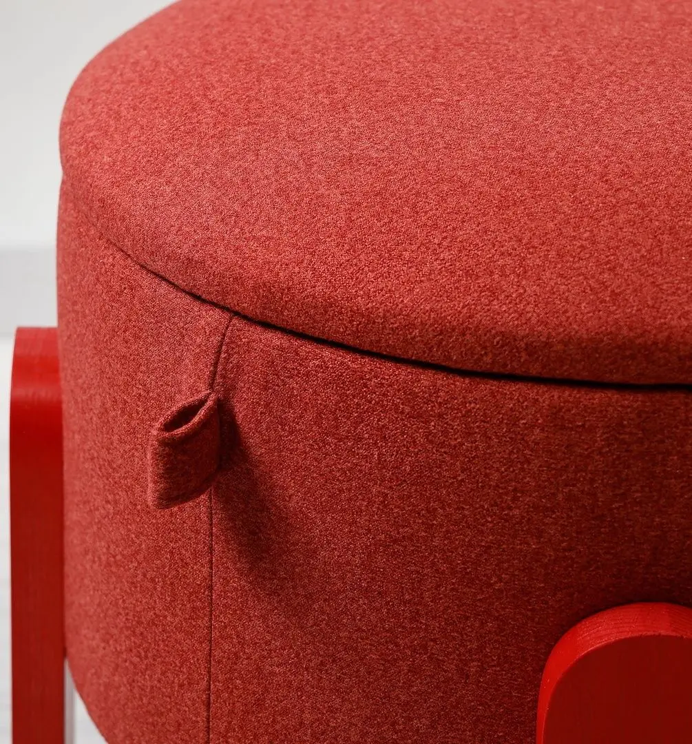 Puf Ikea Forlunda/Tonerud (Rosu)