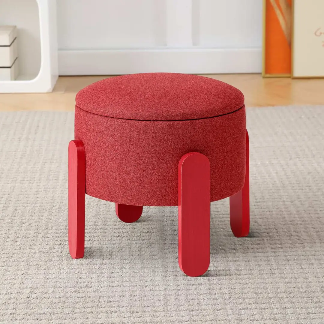 Puf Ikea Forlunda/Tonerud (Rosu)