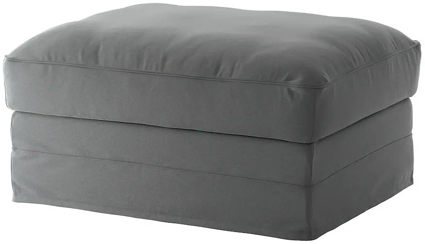Puf Ikea Gronlid cu depozitare (Ljungen Gri Mediu)