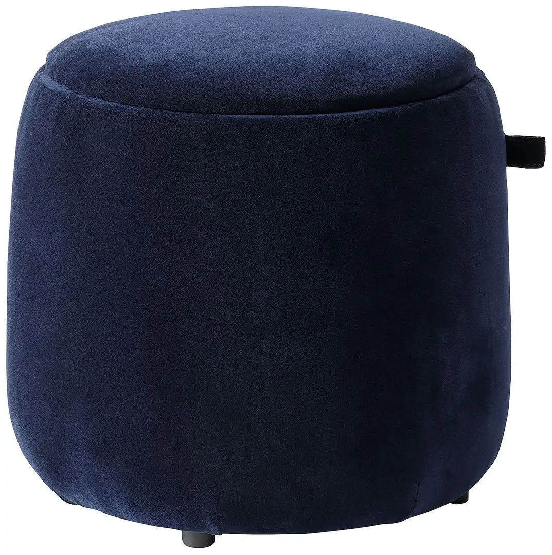 Puf Ikea Jarrestad/Djuparp (Albastru-inchis)