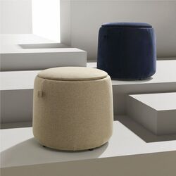 Puf Ikea Jarrestad/Djuparp (Albastru-inchis) Thumb