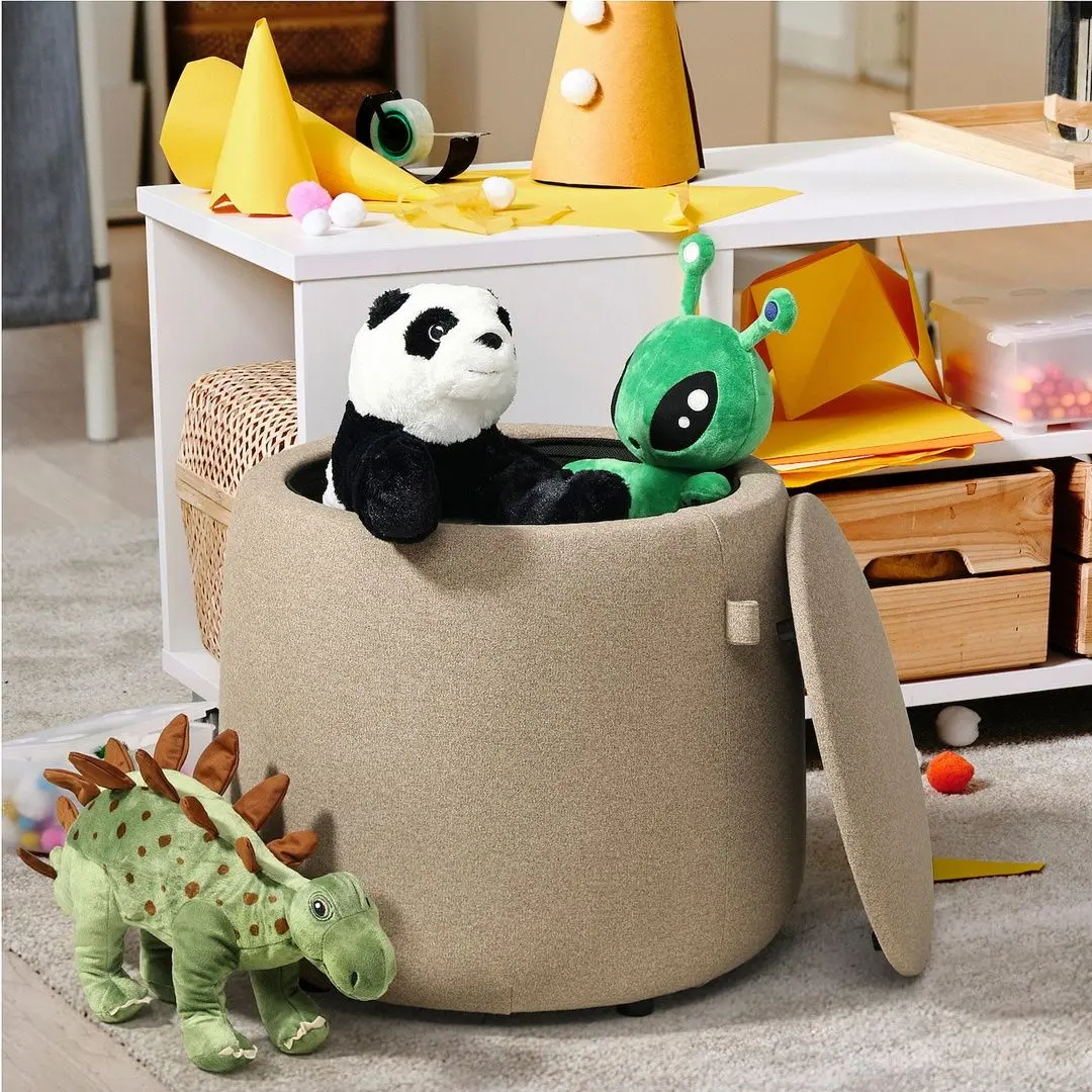 Puf Ikea Jarrestad/Tonerud (Bej-inchis)