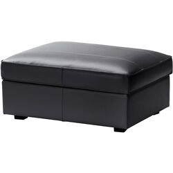 Puf Ikea Kivik cu depozitare (Grann/Bomstad Negru) Thumb