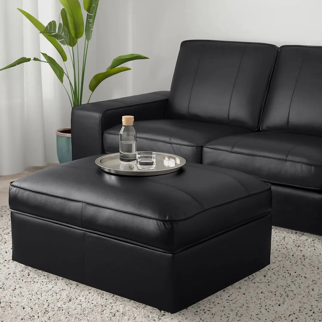 Puf Ikea Kivik cu depozitare (Grann/Bomstad Negru)