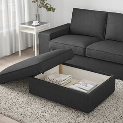 Puf Ikea Kivik cu depozitare (Hillared Antracit) Thumb