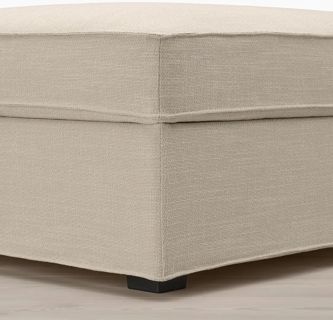 Puf Ikea Kivik cu depozitare (Hillared Bej) - 3