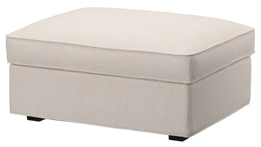 Puf Ikea Kivik cu depozitare (Tresund Bej Deschis)
