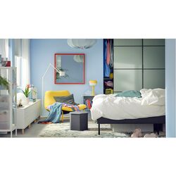 Puf Ikea Kjuge spatiu depozitare (Gri-inchis) Thumb