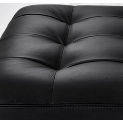 Puf Ikea Landskrona (Grann/Bomstad Negru/Lemn) Thumb