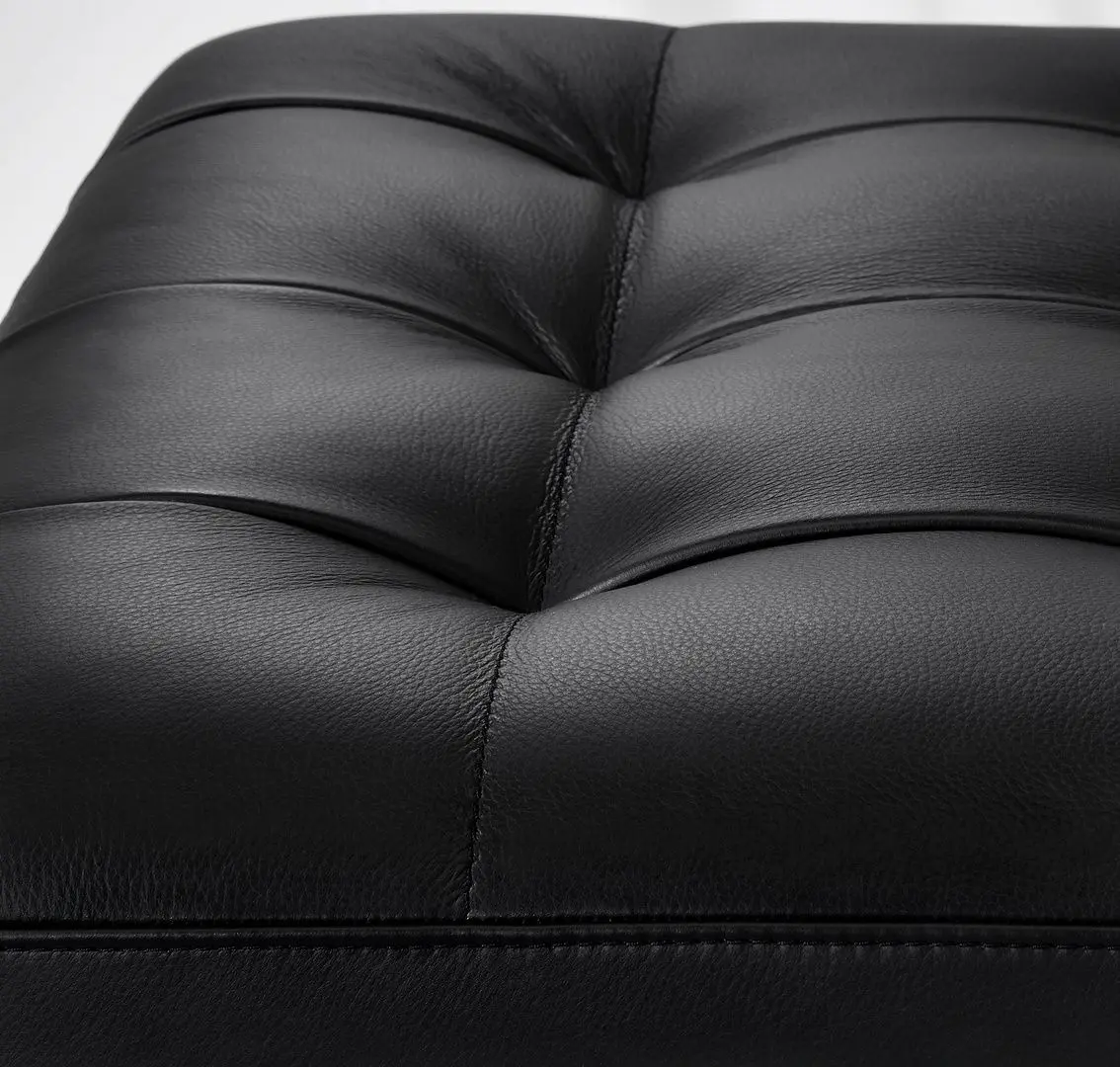 Puf Ikea Landskrona (Grann/Bomstad Negru/Lemn) - 3