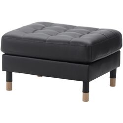 Puf Ikea Landskrona (Grann/Bomstad Negru/Lemn) Thumb