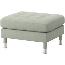 Puf Ikea Landskrona (Gunnared Verde Deschis/Metal)