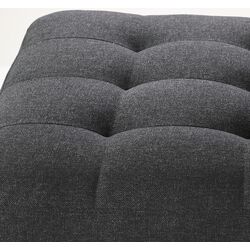 Пуф Ikea Landskrona (Гуннаред Темно-Серый/Дерево) Thumb