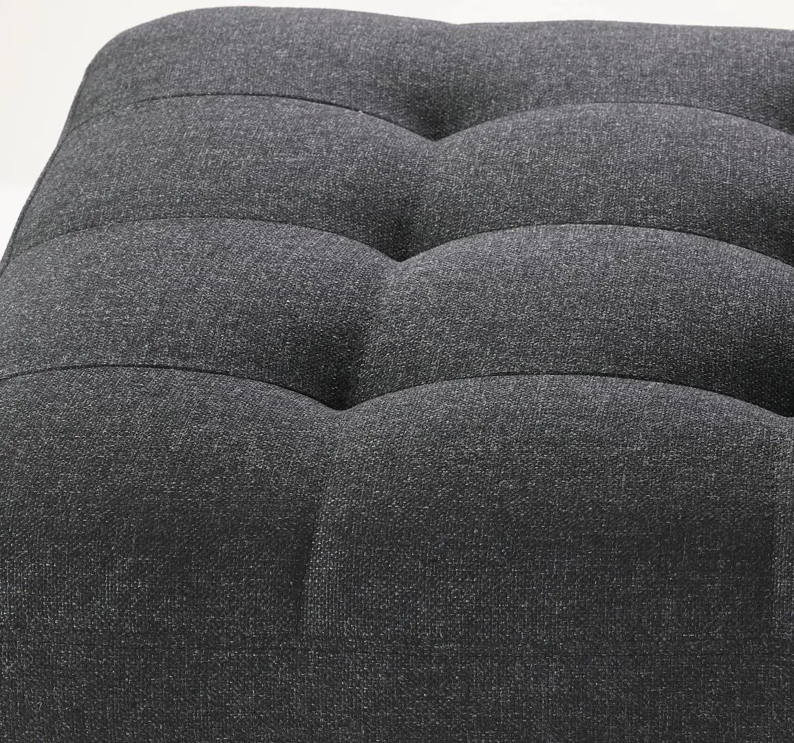 Пуф Ikea Landskrona (Гуннаред Темно-Серый/Дерево)