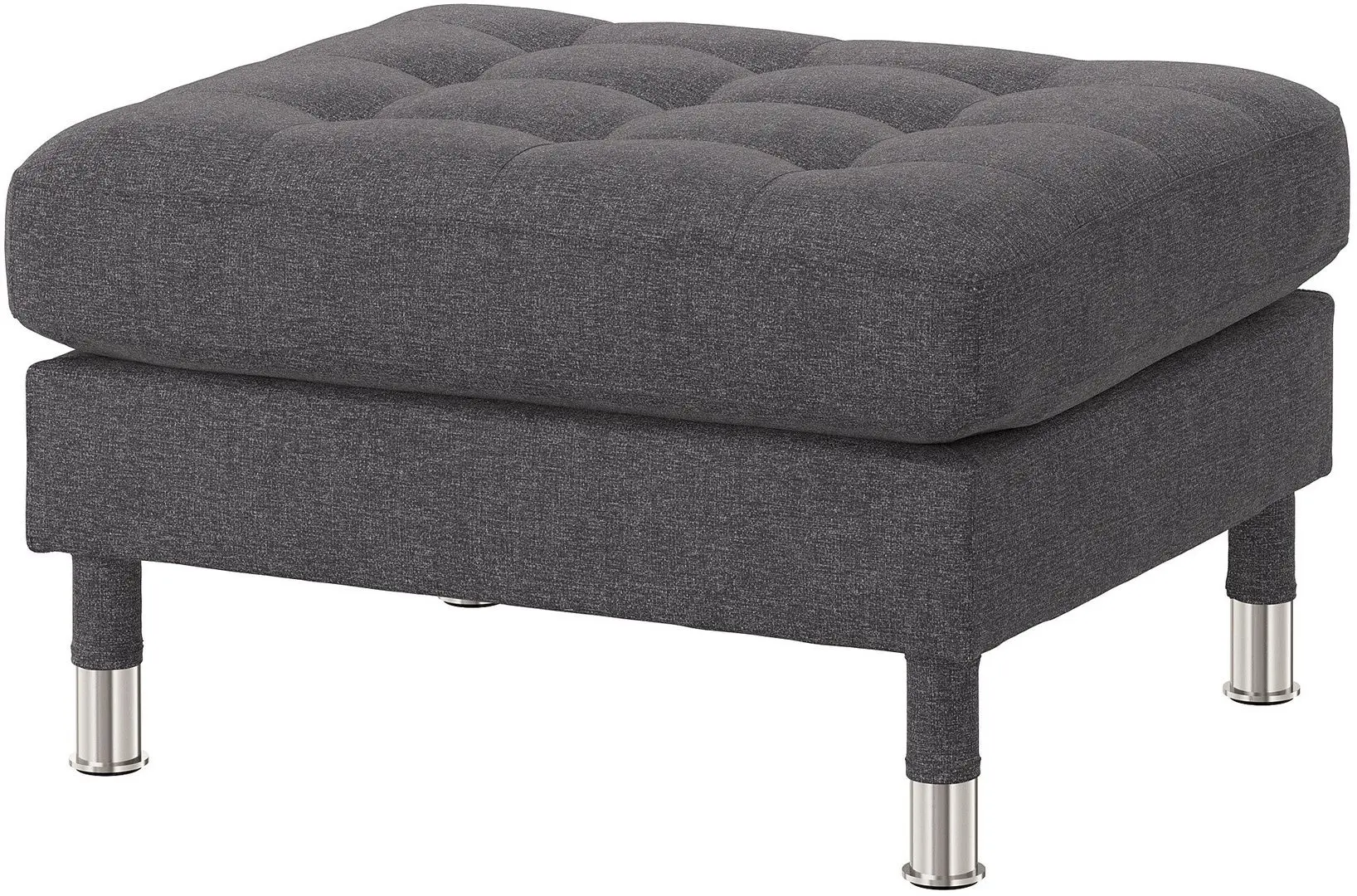 Пуф Ikea Landskrona (Гуннаред Темно-Серый/Металл)