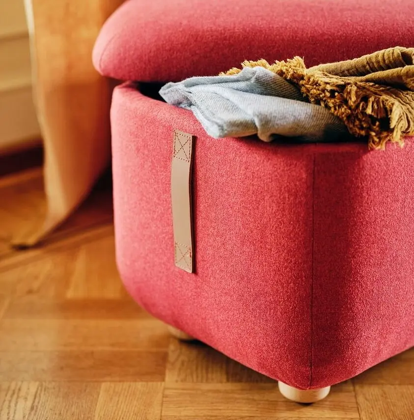 Puf Ikea Oskarshamn (Tonerud Rosu)