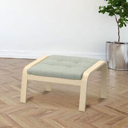 Puf Ikea Poang (Furnir Mesteacăn/Gunnared Verde Deschis)