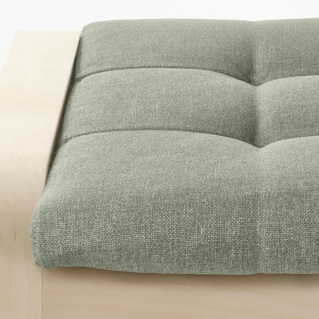 Puf Ikea Poang (Furnir Mesteacăn/Gunnared Verde Deschis) - 4