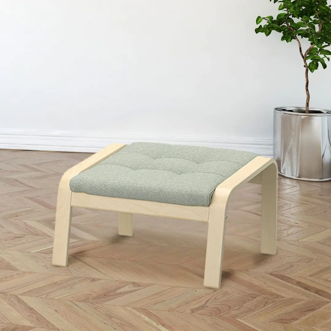 Puf Ikea Poang (Furnir Mesteacăn/Gunnared Verde Deschis)