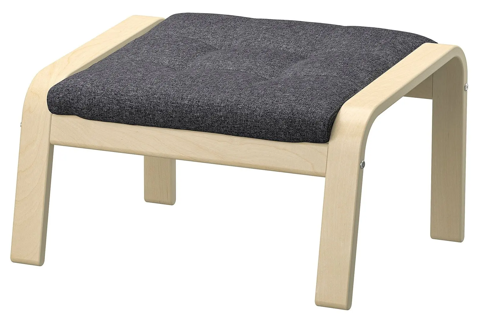 Puf Ikea Poang (Furnir Mesteacăn/Gunnared Gri Inchis) - 2