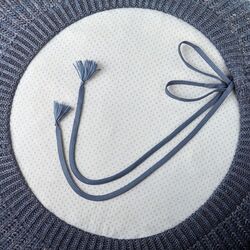 Пуф Ikea Sandared 71cm (Темно-синий) Thumb