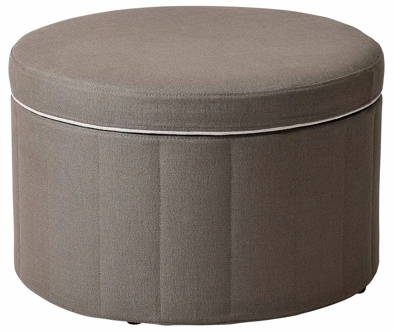 Puf Ikea Sidsjo/Gransel cu depozitare (Gri-Maro)