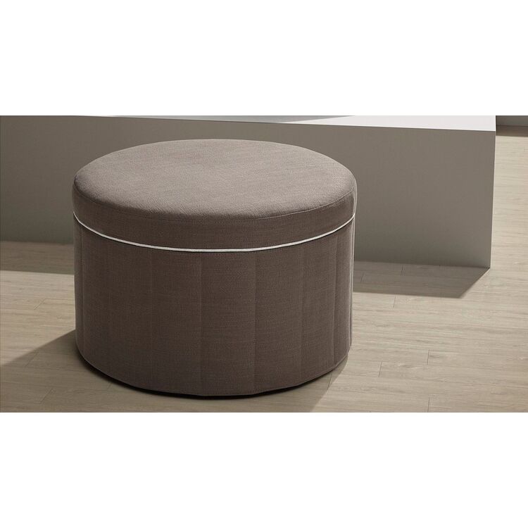 Puf Ikea Sidsjo/Gransel cu depozitare (Gri-Maro)