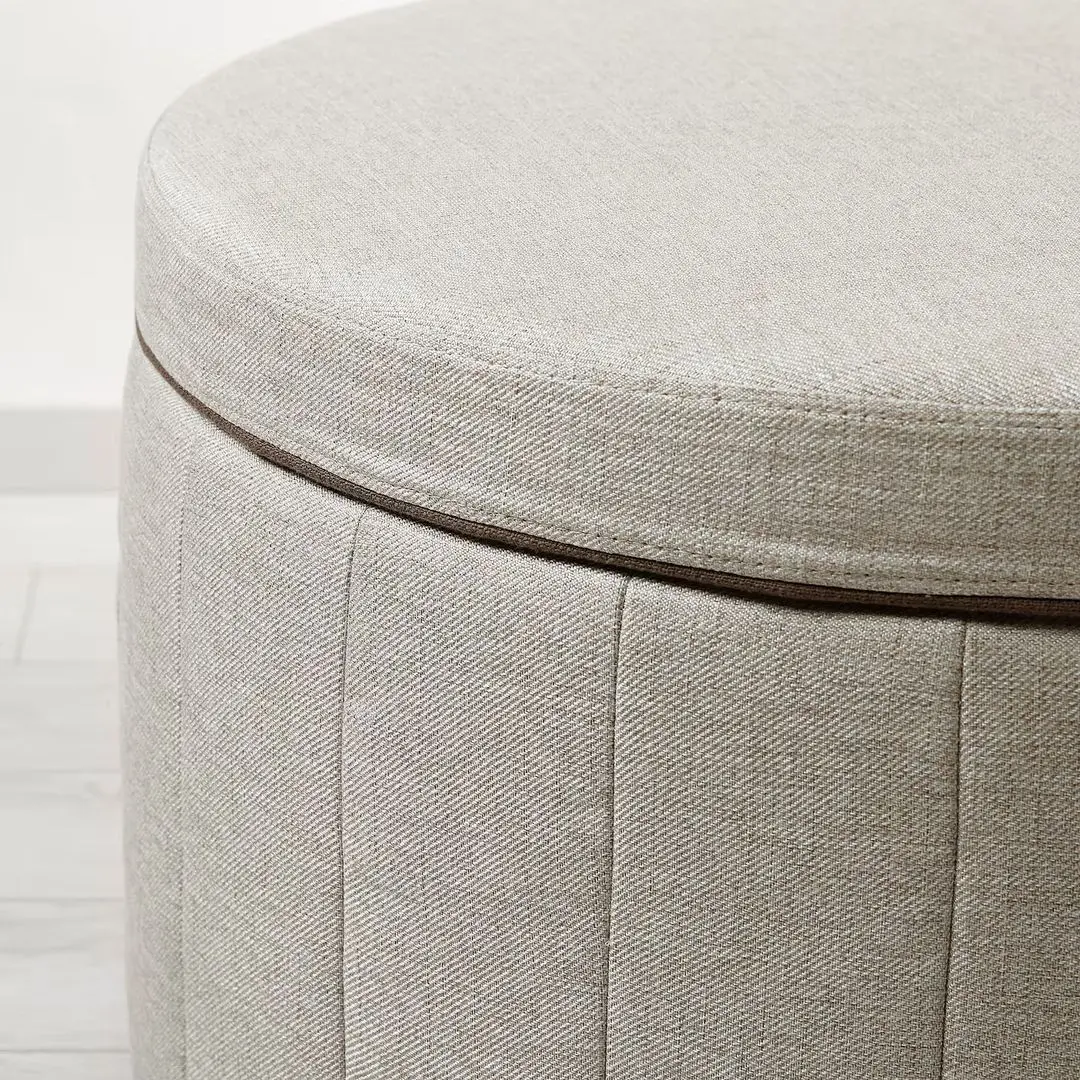 Puf Ikea Sidsjo/Kilanda cu depozitare (Bej)