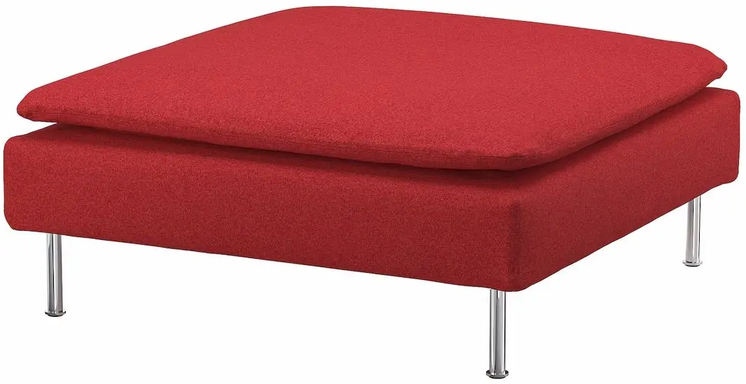 Пуф Ikea Soderhamn/Tonerud (Красный)