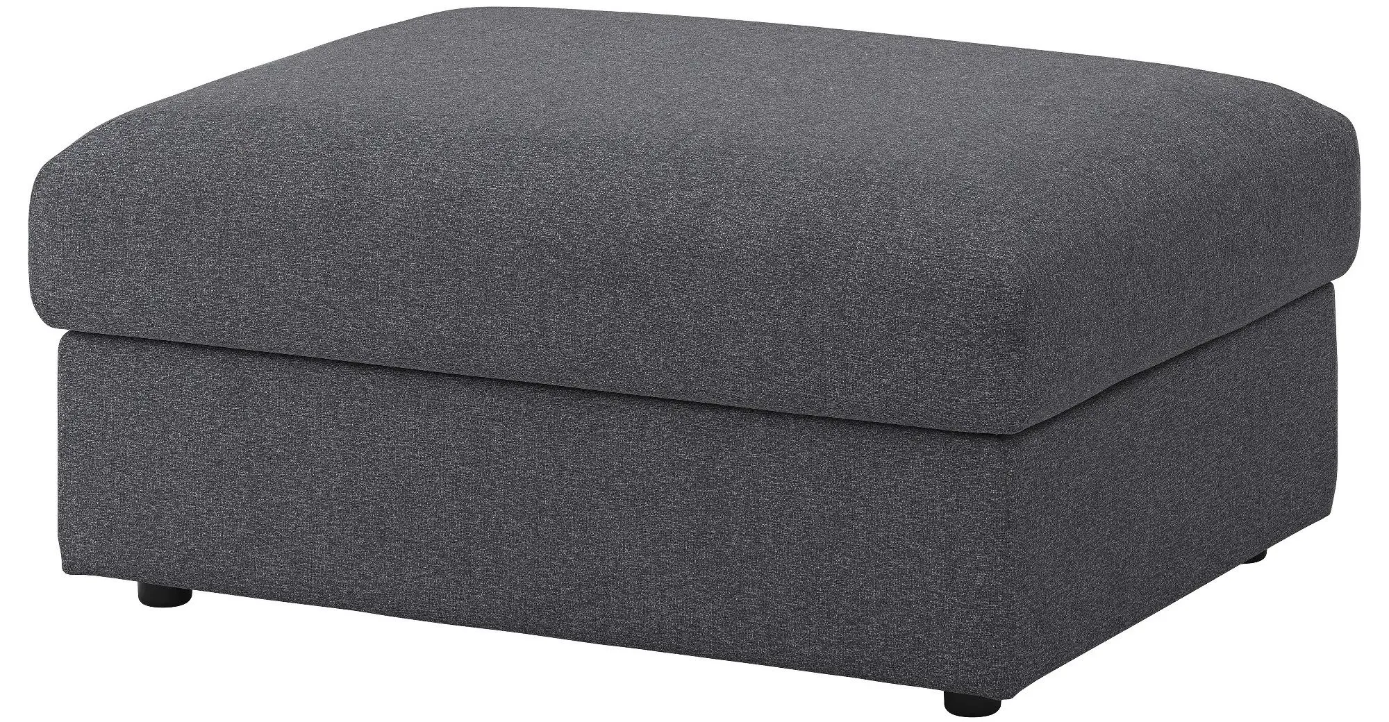 Пуф Ikea Vimle с ящиком (Гуннаред Классический Серый)