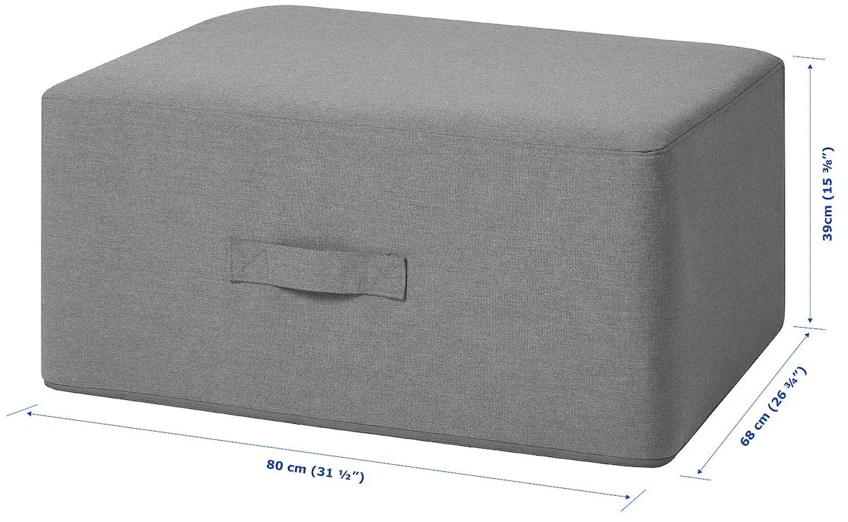 Puf Ikea Vithall/Vissle 80x200 (Gri)