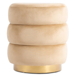 Puf Mebel Elite Aura Velour (Beige) Thumb