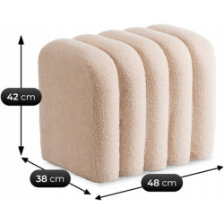 Puf Mebel Elite Karbon (Beige) Thumb