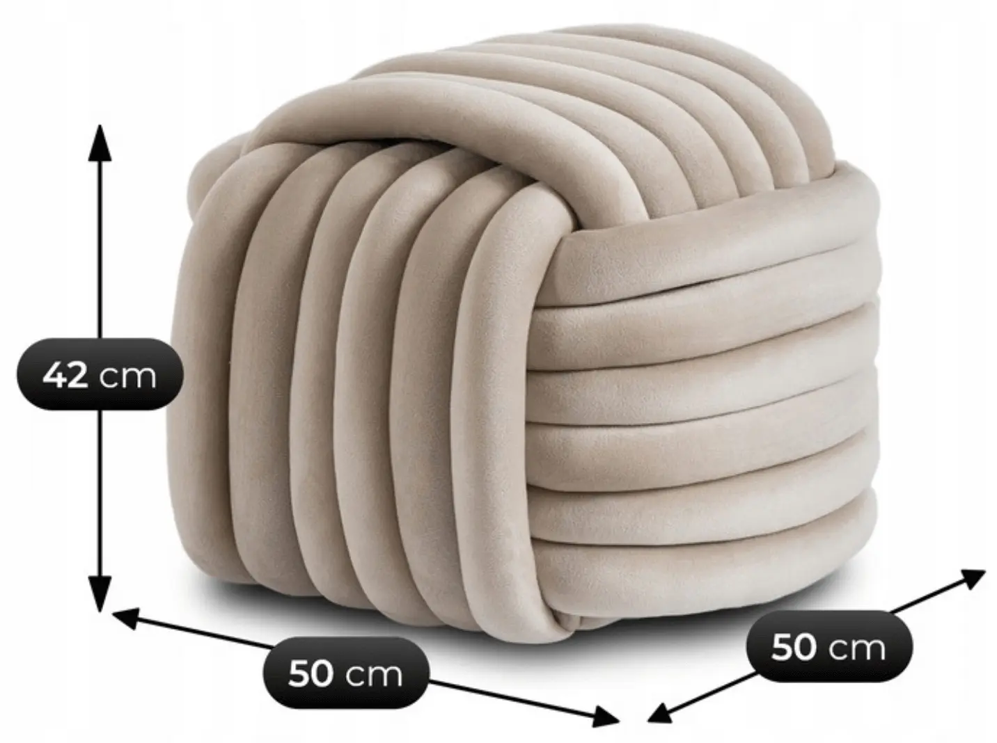 Puf Mebel Elite Magma (Cream)