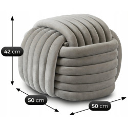 Puf Mebel Elite Magma (Grey) Thumb