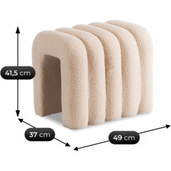 Пуф Mebel Elite Piksel (Beige) Thumb