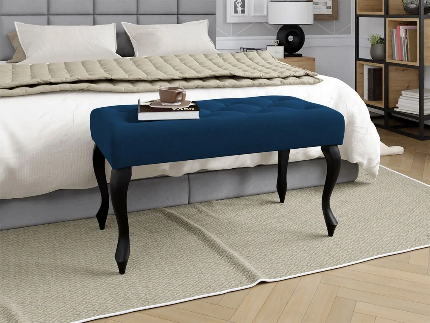 Bancheta Mirjan24 Sylwani/Tygi 80 (Black/Blue) - 2