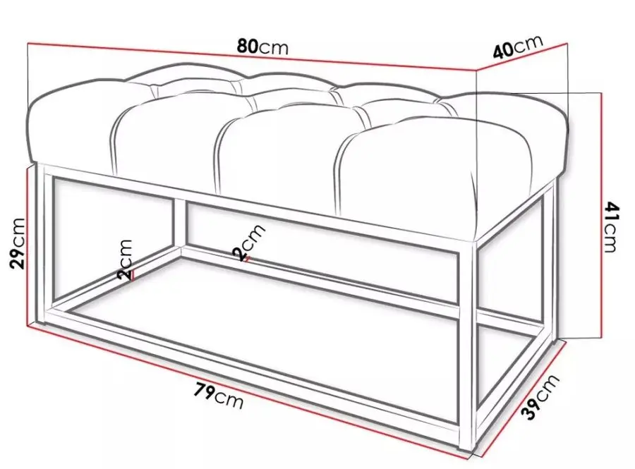 Bancheta Mirjan24 Teodorin/Emikon (Dark Blue) - 2