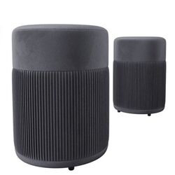 Set de pufuri Mirjan24 Stornia/Nofy (Dark Gray)