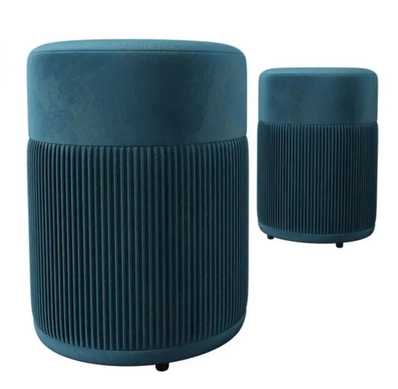 Set de pufuri Mirjan24 Stornia/Nofy (Petrol)