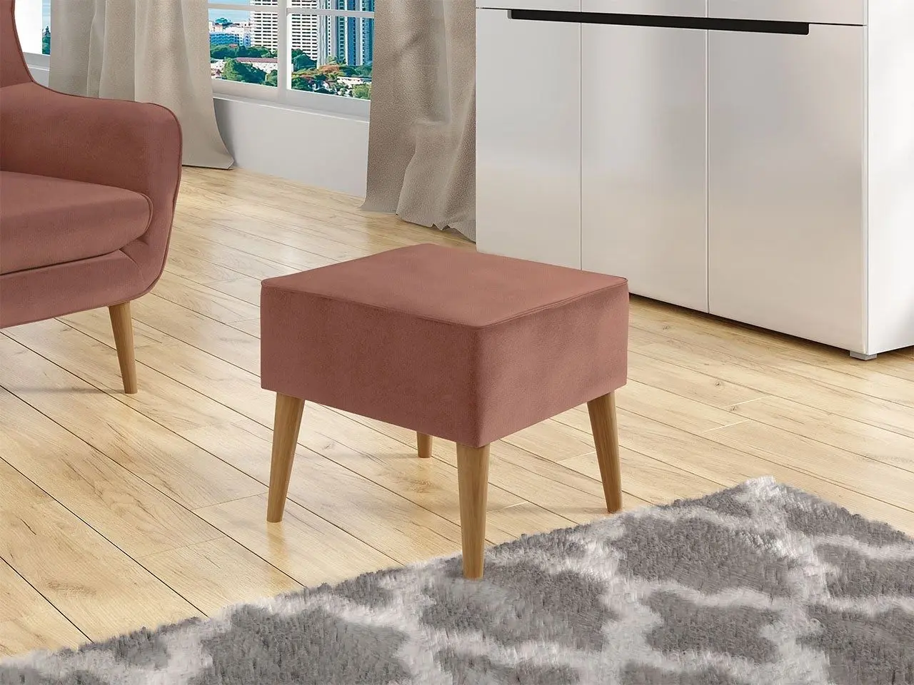 Puf Mirjan24 Florence/Estjano (Powdery Pink) - 2