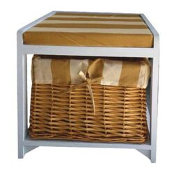 Bancheta cu cos Mobhaus Ginger 3 New (White/Honey)